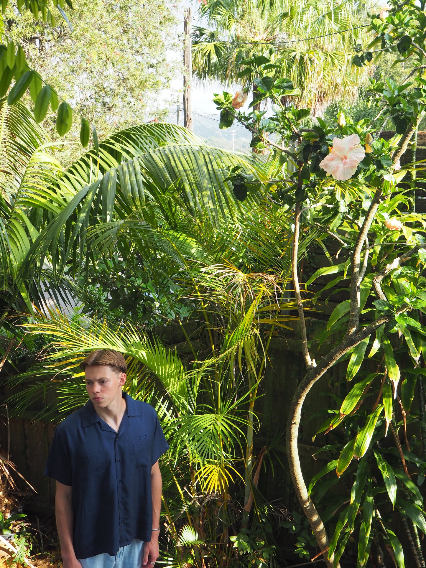 Silky Short Sleeve Shirt - Ocean Blue