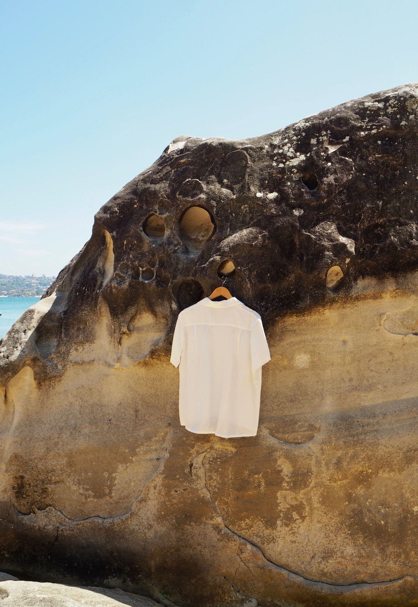 Silky Short Sleeve Shirt - White